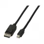 EFB-Elektronik Mini Displayport - Displayport kabelis, St-St, 3m, melns
