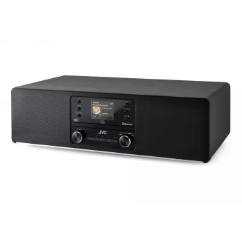 JVC RD-E984B — Visu vienā mini tornis, melns