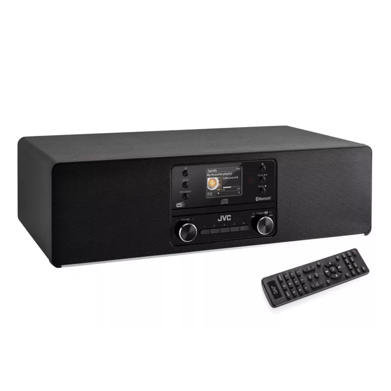 JVC RD-E984B — Visu vienā mini tornis, melns