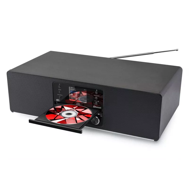 JVC RD-E984B — Visu vienā mini tornis, melns
