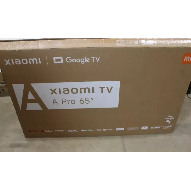 IZPĀRDOŠANA. Xiaomi QLED TV A Pro 2026 65 collu | Xiaomi QLED TV A Pro 2026 | 65 | Viedtelevizors | Google TV | 4K UHD | BOJĀTS IEPAKOJUMS