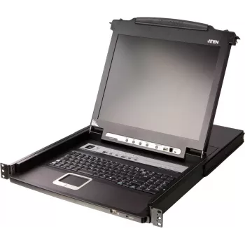 ATEN CL5708MW FR KVM Slēdzis 8-Portu 17,3 collu LCD SingleRail PS/2-USB VGA