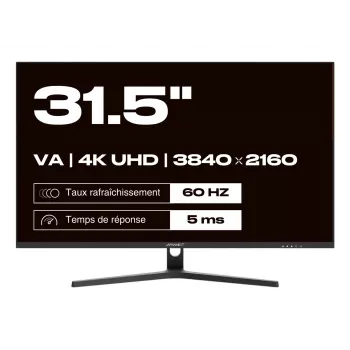 JAPANNEXT 4K UHD monitors 80 cm (31,5 inch) 3840x2160 pikseļi, VA panelis, 5 ms, 60 Hz, AMD FreeSync, HDMI, DisplayPort (JN-V315UHDR)