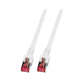 EFB-Elektronik RJ45 savienojuma kabelis Cat.6 S/FTP LSZH Balts 15m