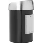 Atkritumu tvertne BRABANTIA Touch Bin 3 L matēti melna, kompakts dizains 36 44 40
