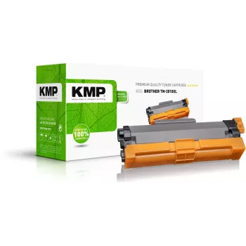 KMP melns tonera kasetne saderīga ar Brother TN-2510XL (1270,3000)