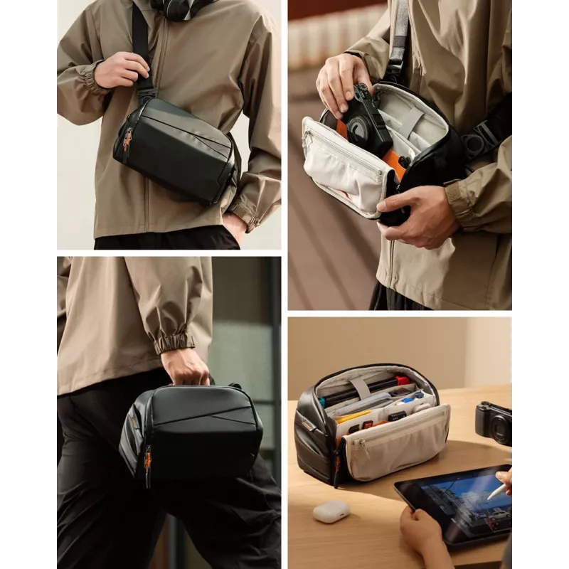 Inateck Organizer Case FB02001 melna - maciņš