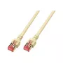 EFB-Elektronik RJ45 savienojuma kabelis Cat.6 S/FTP LSZH Pelēks 50m