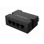 Slēdzis Lanberg DIN-FE4-AT-30W 1xIN 3xOUT 100MB PoE pagarinātājs Fast Ethernet Din Sliežu AT 30W