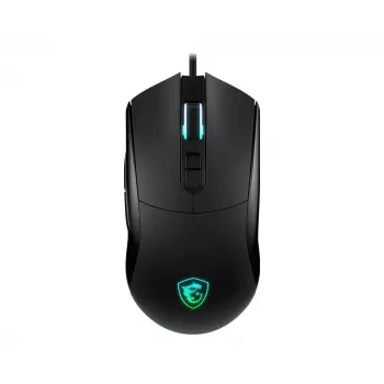 MSI Forge GM320 Gaming pele, melna, USB, optiskā