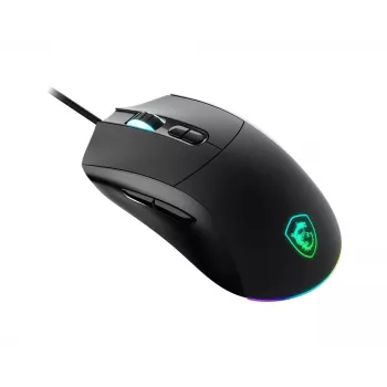 MSI Forge GM320 Gaming pele, melna, USB, optiskā