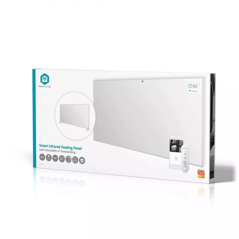 Nedis SmartLife HTIP700WTW infrasarkanais sildīšanas panelis, 700 W, balts