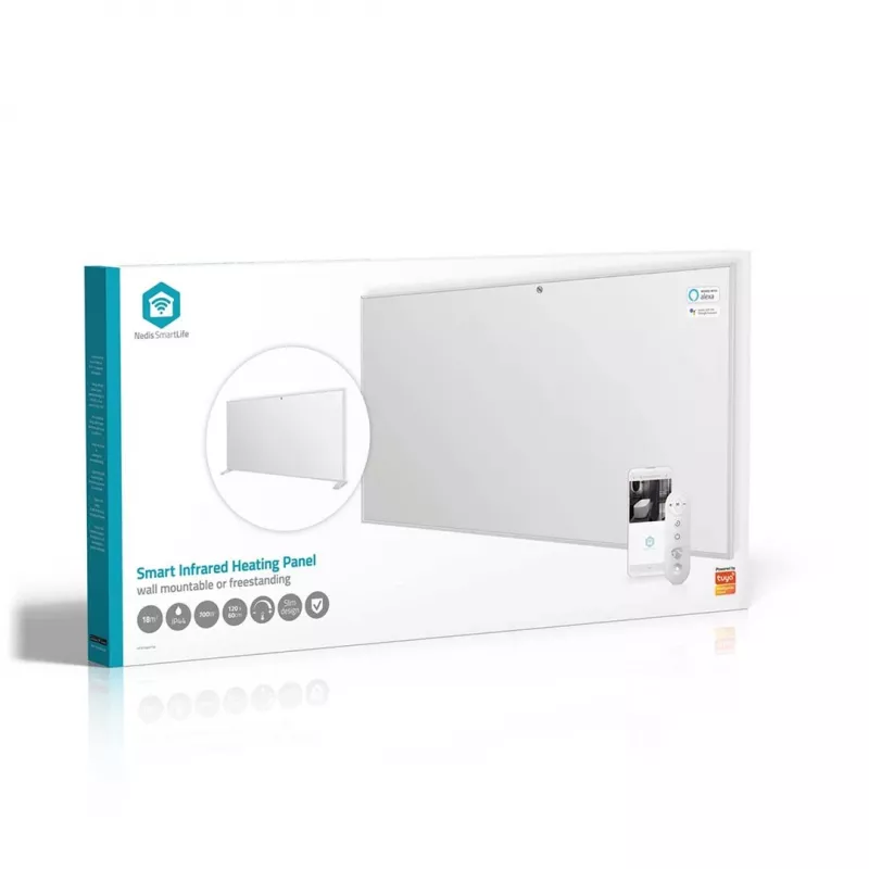 Nedis SmartLife HTIP700WTW infrasarkanais sildīšanas panelis, 700 W, balts