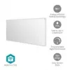 Nedis SmartLife HTIP700WTW infrasarkanais sildīšanas panelis, 700 W, balts