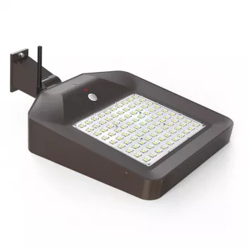 Glovii Saules enerģijas LED ielu lampa ar lietotnes vadību, PIR sensoru un augstu gaismas plūsmu
