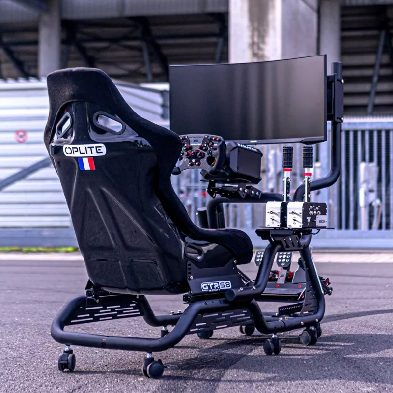 OPLITE Cockpit GTR S8 Infinity melns retail (kravas piegāde)