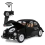 Jamara VW Beetle RC Diecast 1:18 melna 27 MHz - Ar tālvadību darbināma elektriskā RC automašīna