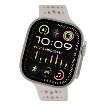 Decoded Silicone Ares O Band - Silikona siksniņa Apple Watch 44/46/49 mm (māla krāsa)