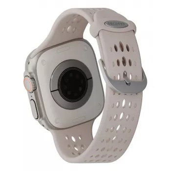 Decoded Silicone Ares O Band - Silikona siksniņa Apple Watch 44/46/49 mm (māla krāsa)