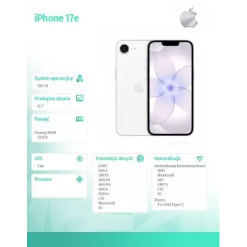 Apple iPhone 17e 512GB Balts