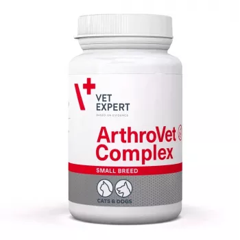 VETEXPERT ArthroVet Collagen Small breed - uztura bagātinātājs suņiem un kaķiem - 60 tabletes