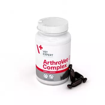VETEXPERT ArthroVet Collagen Small breed - uztura bagātinātājs suņiem un kaķiem - 60 tabletes