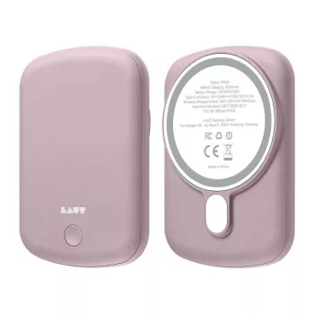 LAUT POWER CHARGE HANDY Pink Powerbank ar MagSafe