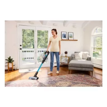 Black & Decker BSV520BRB-QW stieņputekļsūcējs/elektriskā slota, bezvadu, bez maisa, 0.65 L, zils, 2 Ah