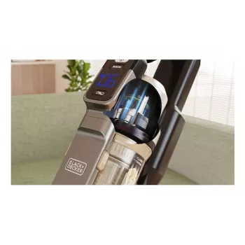 Black & Decker BSV525BLP-QW stieņa putekļsūcējs/elektriskā slota, bezvadu, sausā tīrīšana, bez maisa, 0.65 L, 2.5 Ah