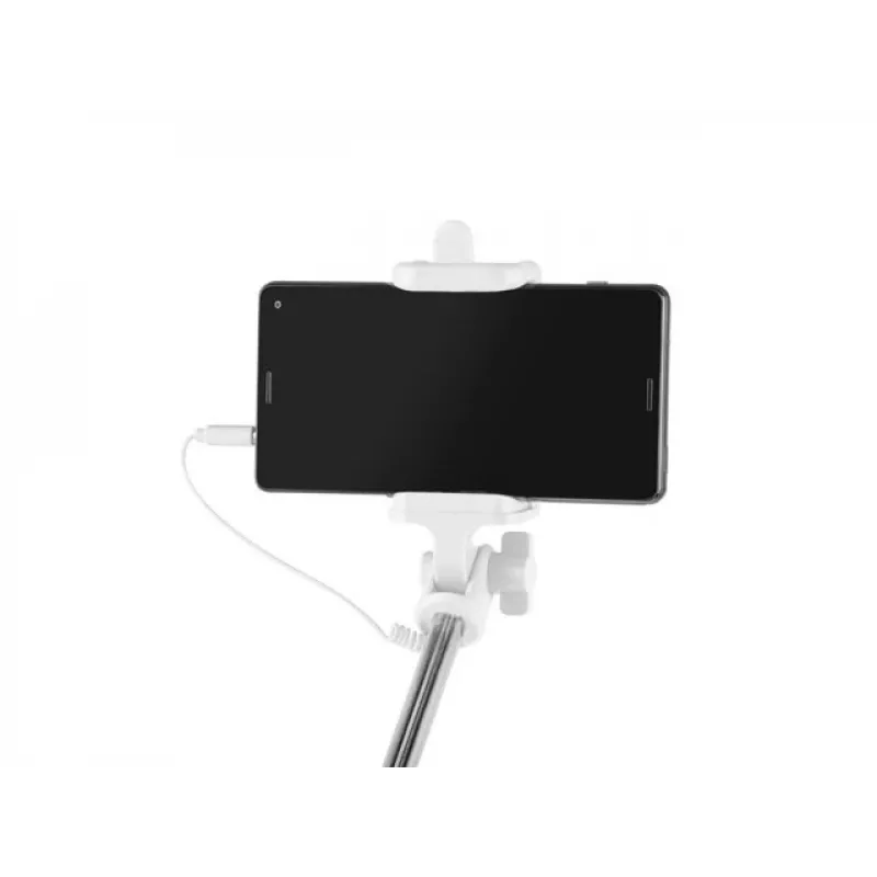 Selfie stick Monopod vads balts