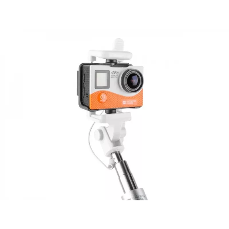 Selfie stick Monopod vads balts