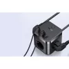 Baseus PowerCombo universālais pagarinātājs iekštelpām Melns