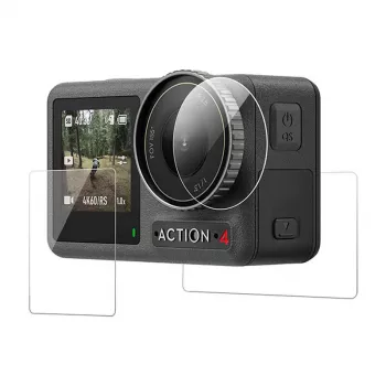 Aizsargplēve TELESIN DJI Osmo Action 4/3 ekrānam