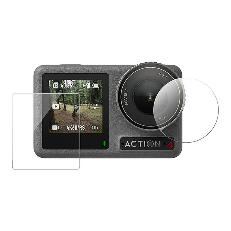 Aizsargplēve TELESIN DJI Osmo Action 4/3 ekrānam
