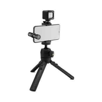 RØDE Vlogger Kit iOS komplekts ar statīvu melnā krāsā