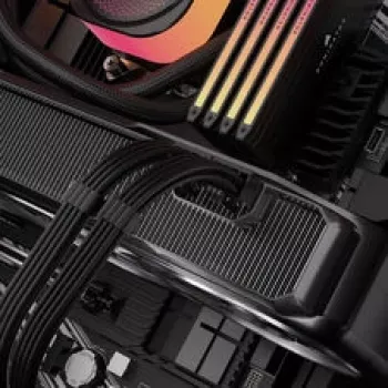 Corsair Premium Sleeved 6+2-Pin PCIe kabelis, Type-5 barošanas blokiem - melns