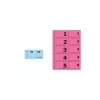Sigel GN101 numurēts bloks 1–100, 105 x 50 mm, 100 lapas, dažādās krāsās