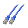 EFB RJ45 Patch Kabelis Cat.5e U/UTP LSZH CCA AWG24/7 Zils 10m