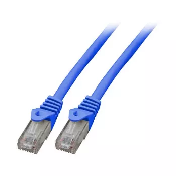 EFB RJ45 savienojuma kabelis Cat.5e U/UTP LSZH CCA AWG24/7 Zils 25m