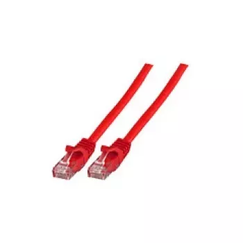 EFB RJ45 savienojuma kabelis Cat.5e U/UTP LSZH CCA AWG24/7 Sarkans 10m