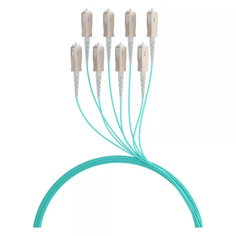 EFB Trunk Cable U-DQ(ZN)BH OM3 8G (1x8) SC-SC 40m Dca LSZH