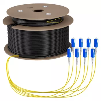 EFB Trunk Cable U-DQ(ZN)BH OS2 8E (1x8) SC-SC 130m Dca LSZH G657A1