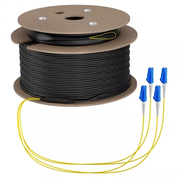 EFB Trunk Cable U-DQ(ZN)BH OS2 4E (1x4) LC-LC 90m Dca LSZH G657A1