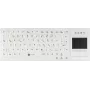 GETT Gerätetechnik CleanType Xtra Touch Protect - Tastatur - 75% - compact TKL - mit Touchpad - USB - QWERTZ - Deutsch - weiß (KG30217)