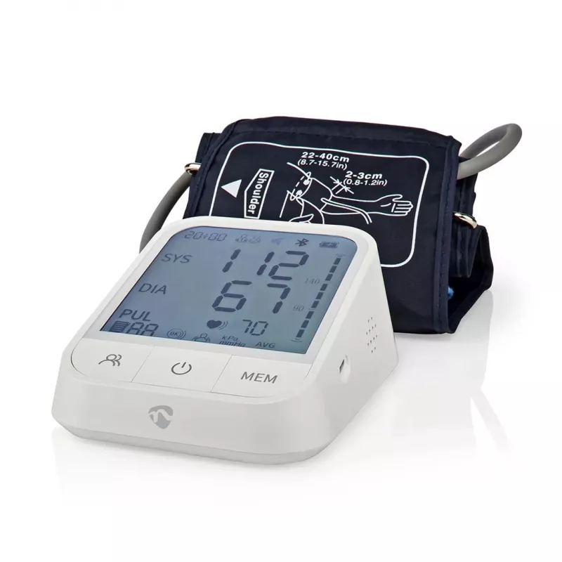 Asinsspiediena mērītājs Nedis SmartLife BTHBP10WT LCD 22-42cm
