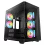 Mini DeepCool CG590U 5F Melns Torņa Korpus