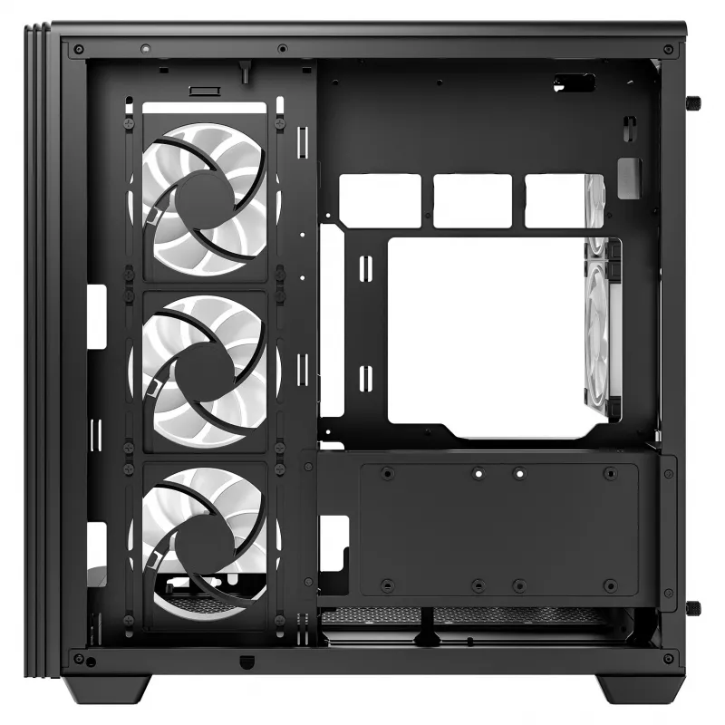 Mini DeepCool CG590U 5F Melns Torņa Korpus