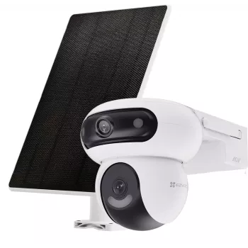 IP Kamera Ezviz HB90X Dual 4G Wi-Fi Komplekts 4MP+4MP ar Saules Panelis 8W