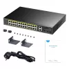 Cudy GS1026PS2 24+2P PoE+ SFP slēdzis