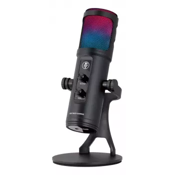 Deltaco Gaming RGB Streaming Mikrofons melns
